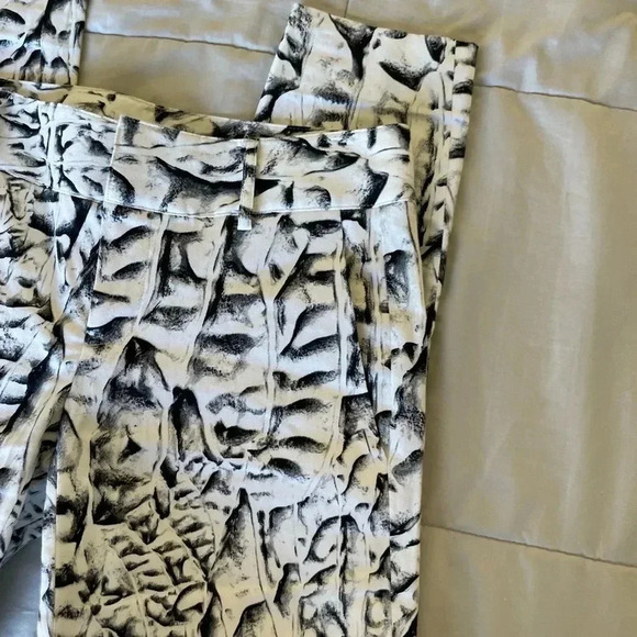 Helmut Lang linen blend print pants - Picture 4 of 10